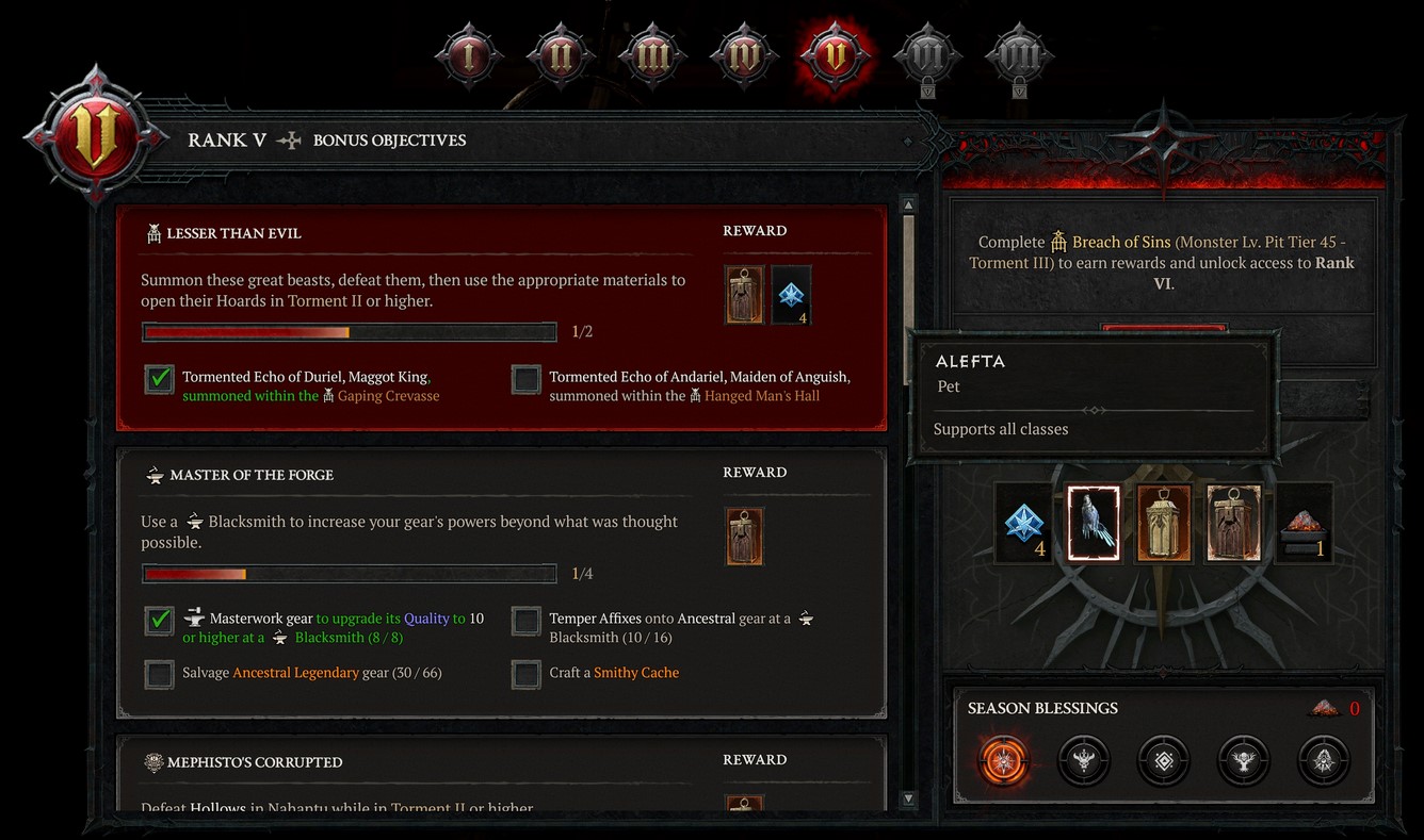 Season Rank Diablo 4 maxroll.gg