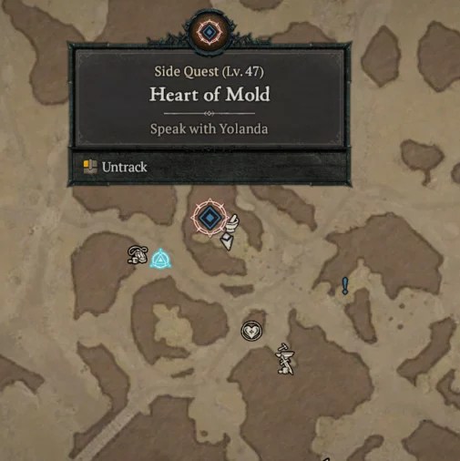 Heart of Mold Diablo 4 Side Quest D4 Maxroll.gg