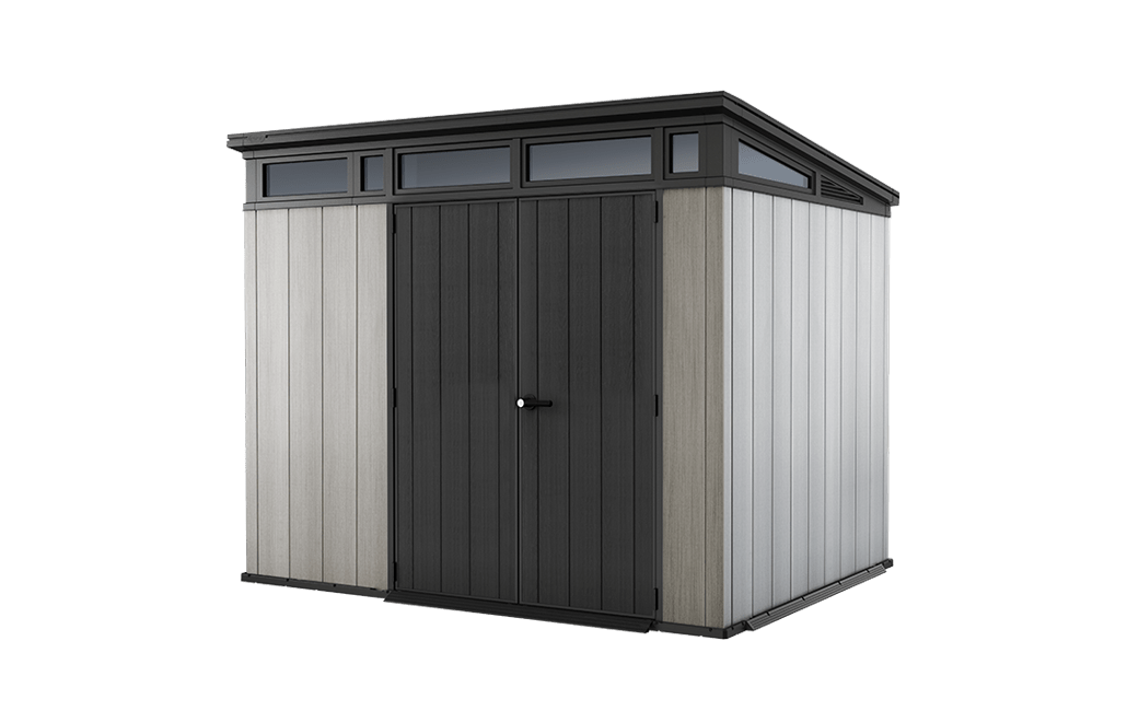 Artisan Grey Large Storage Shed 9x7 Shed Keter US