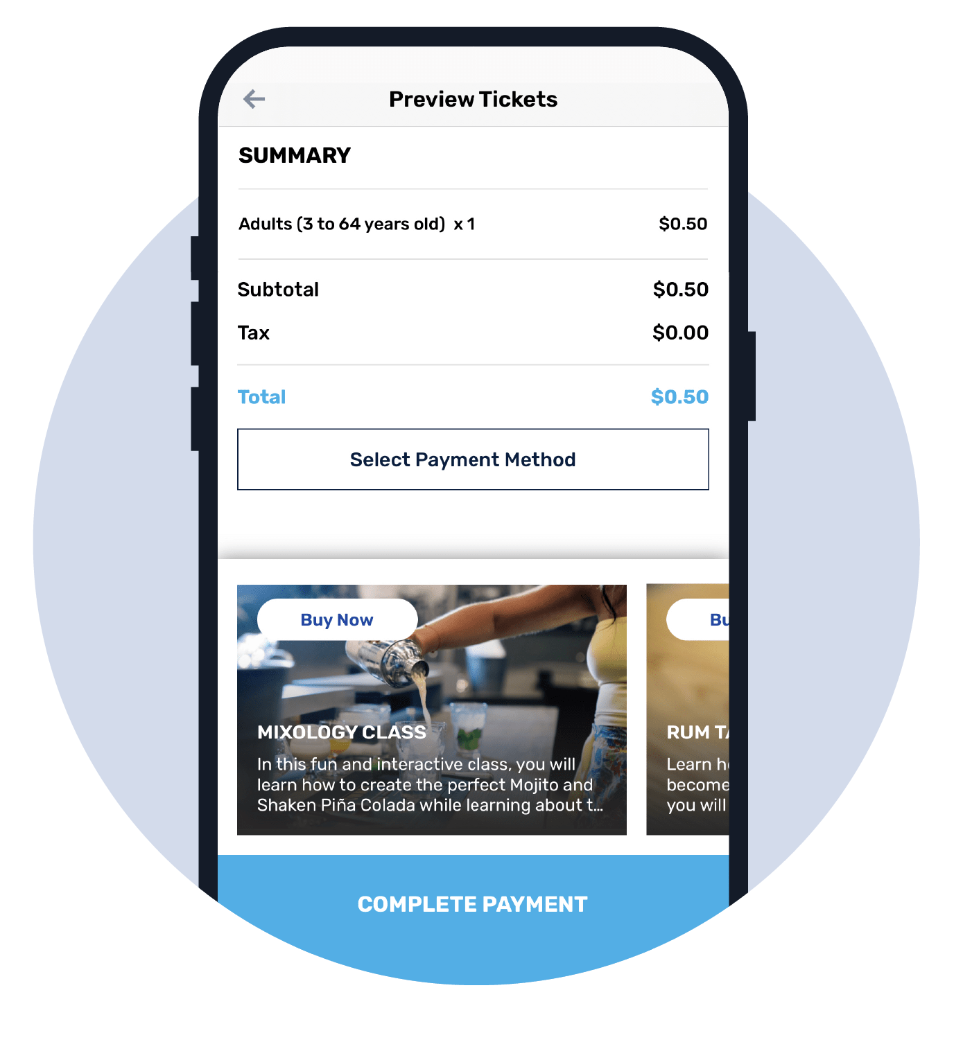 Guía de Aplicaciones Puerto Rico Ferry anclado por Hornblower