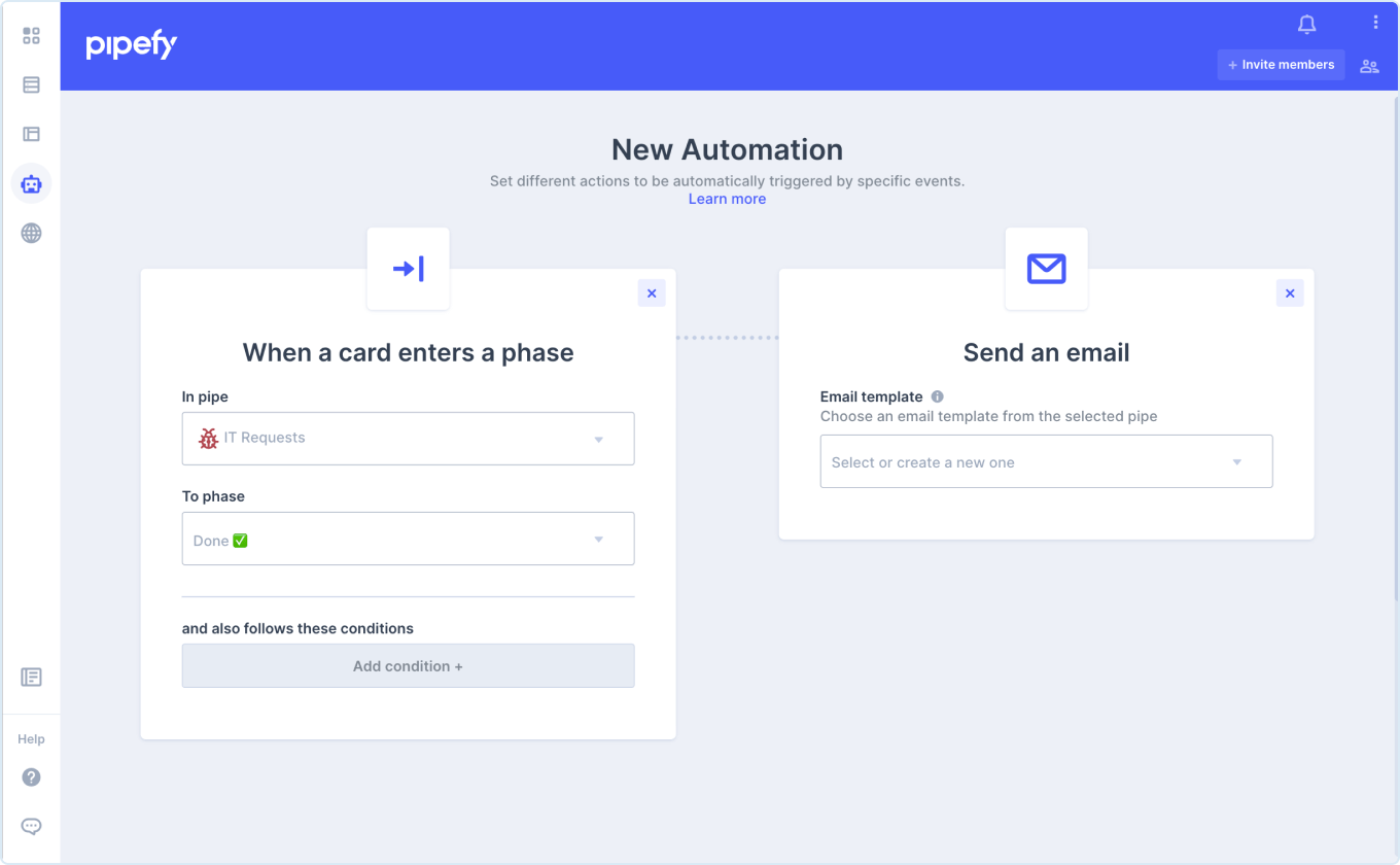 IT Requests Template — Remote Work [Free] Pipefy