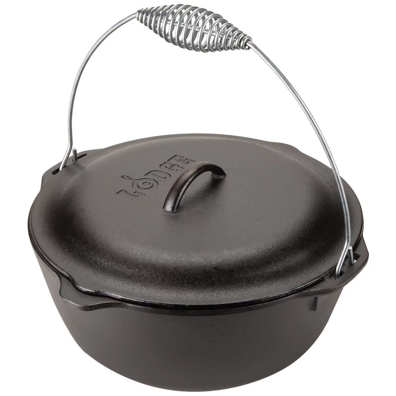 Lodge 7 qt. Traditional Dutch Oven with Wire Bail Academy