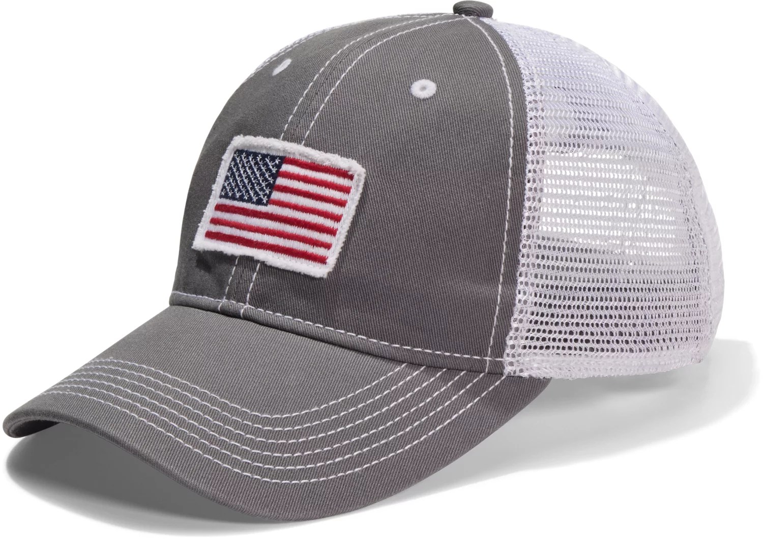Academy Sports + Outdoors Men's American Flag Trucker Hat Academy