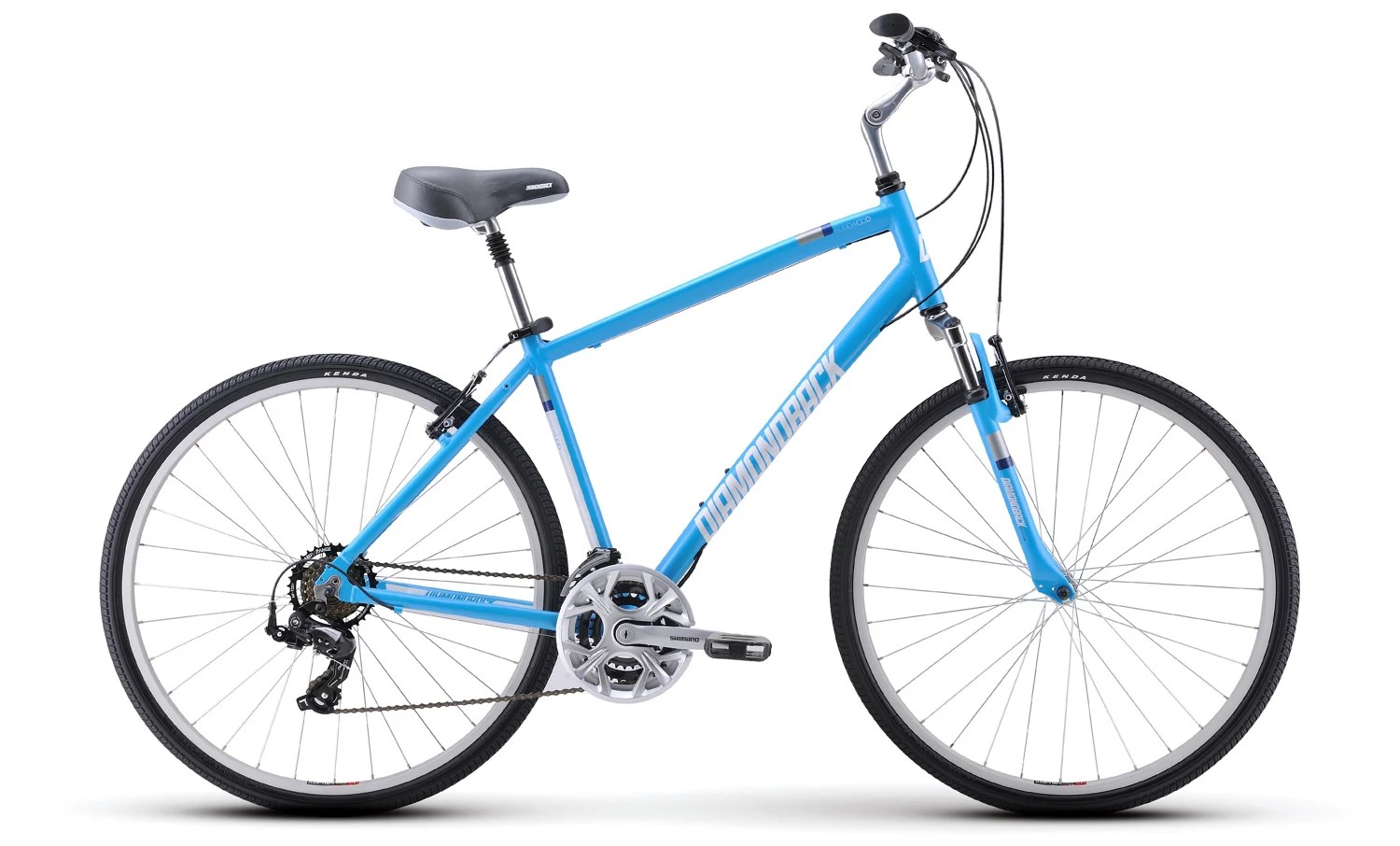 Diamondback Men's Edgewood 700c 21Speed Comfort Hybrid Bike Academy