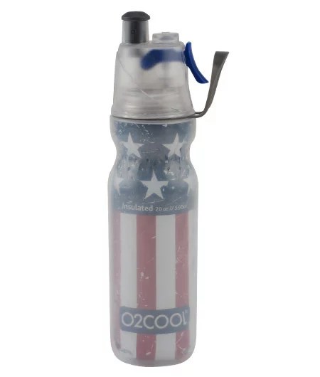 O2 COOL® Patriotic Insulated ArcticSqueeze® 20 oz. Mist 'N Sip Water