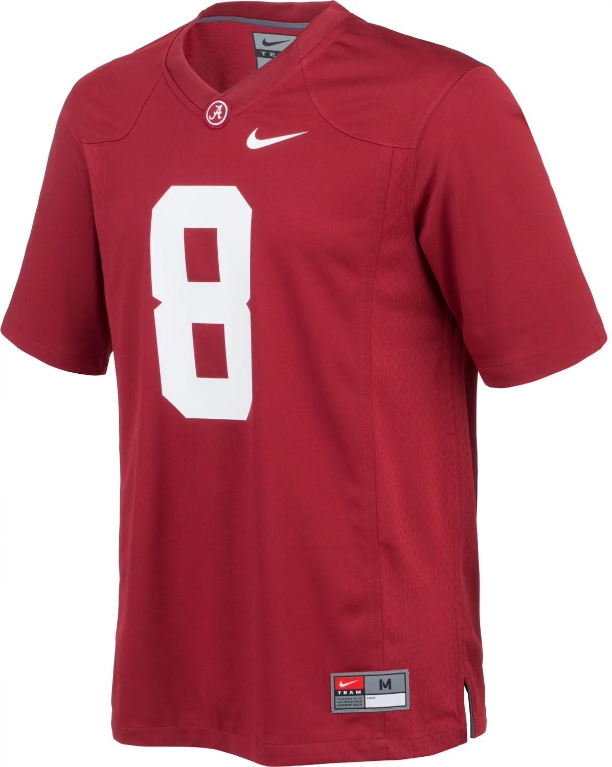 Nike™ Men's University of Alabama Julio Jones 8 Former Player Football Jersey Academy