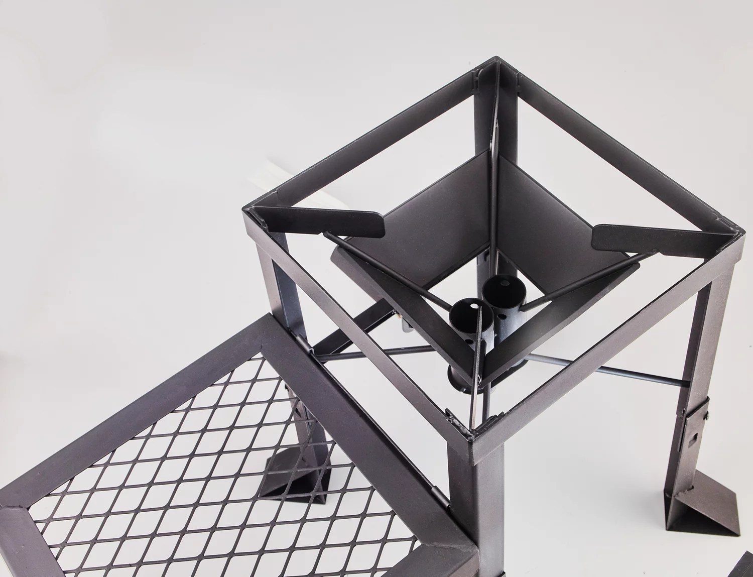 Outdoor Gourmet DoubleBurner Propane Fryer and Boiler with Side Table