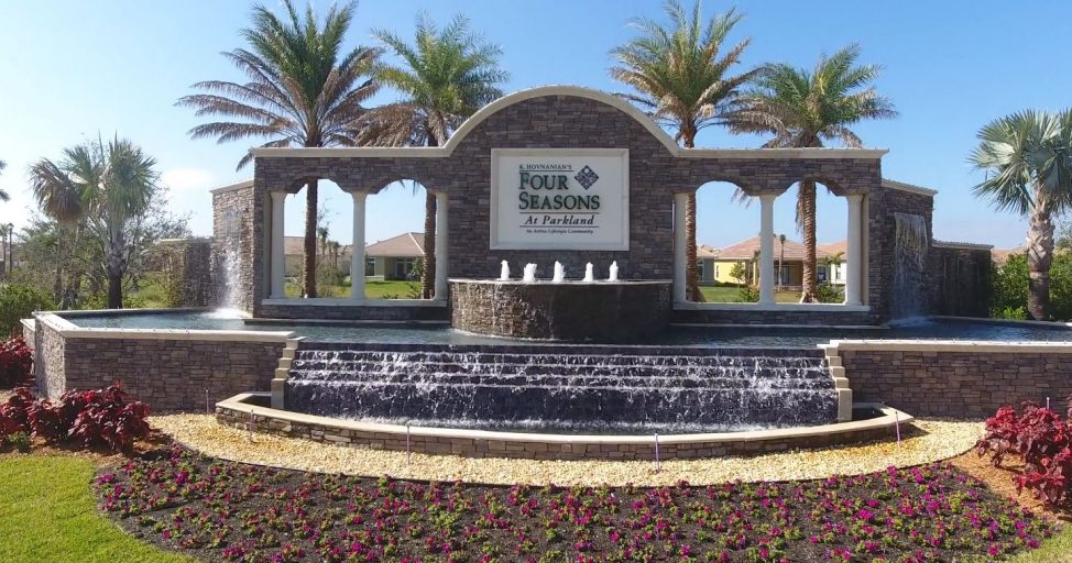Four Seasons at Parkland, New Homes for those 55+. Florida Home