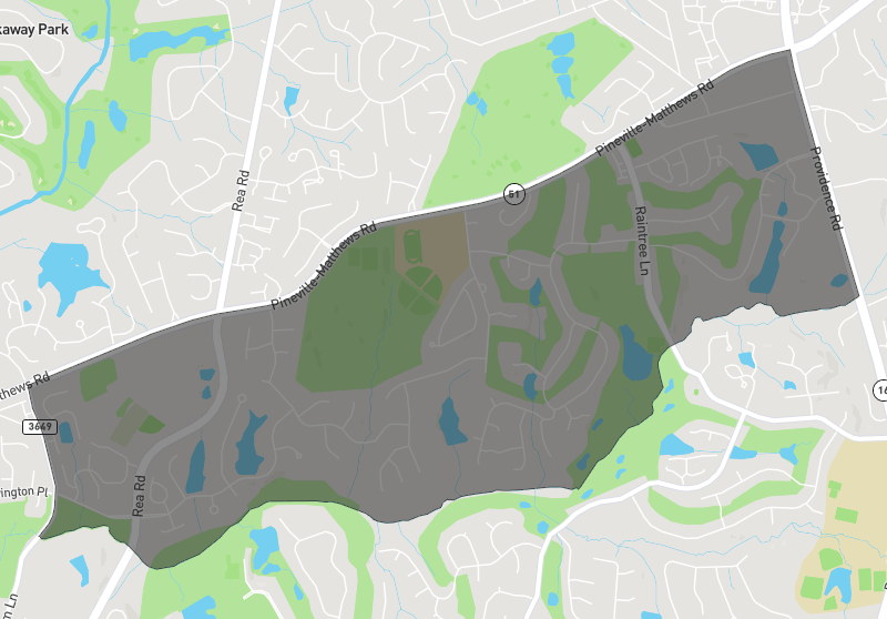 Raintree to Providence Plantation