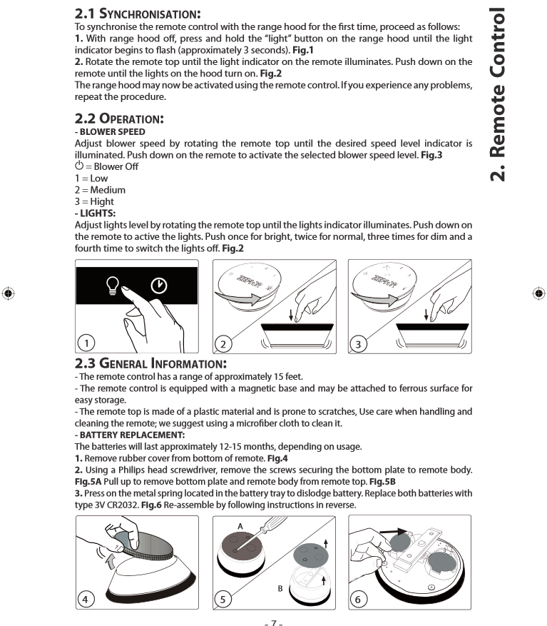Zephyr 14000007 RF Wireless Remote Control for Zephyr's Arc Collection