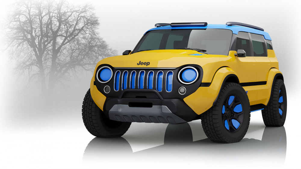 Take A Look At What An Electric Jeep Renegade Might Look Like In 2028