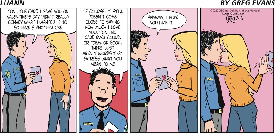 Luann By Greg Evans And Karen Evans For February 16 2020 Gocomics