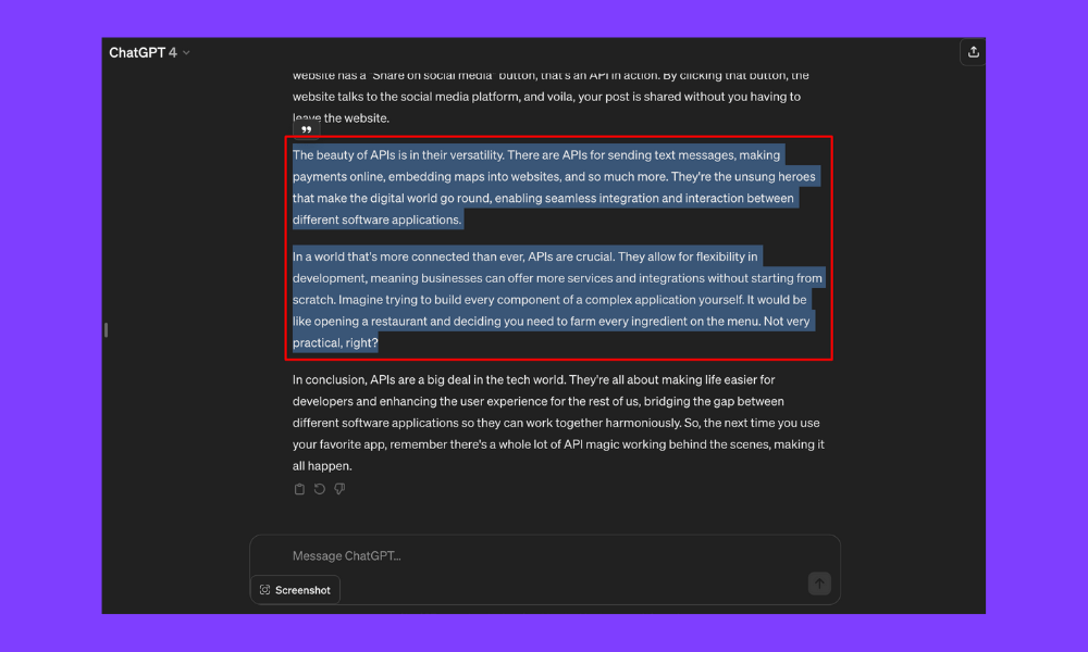 How to Get Rid of the Grey Background from ChatGPT