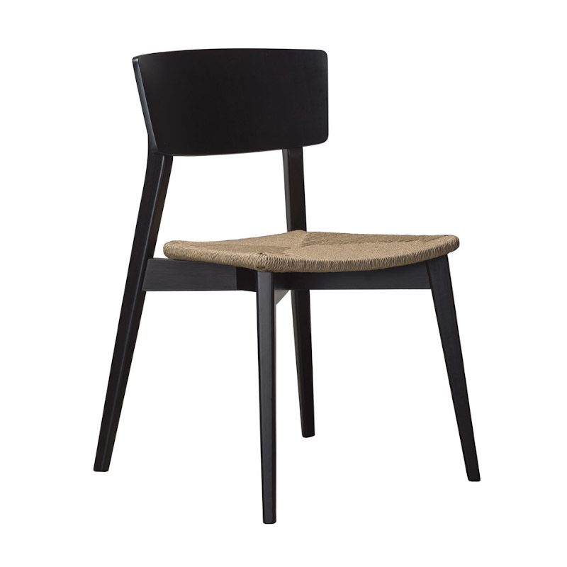 Hellen Stackable Side Chair With Straw Seat Andy Thornton