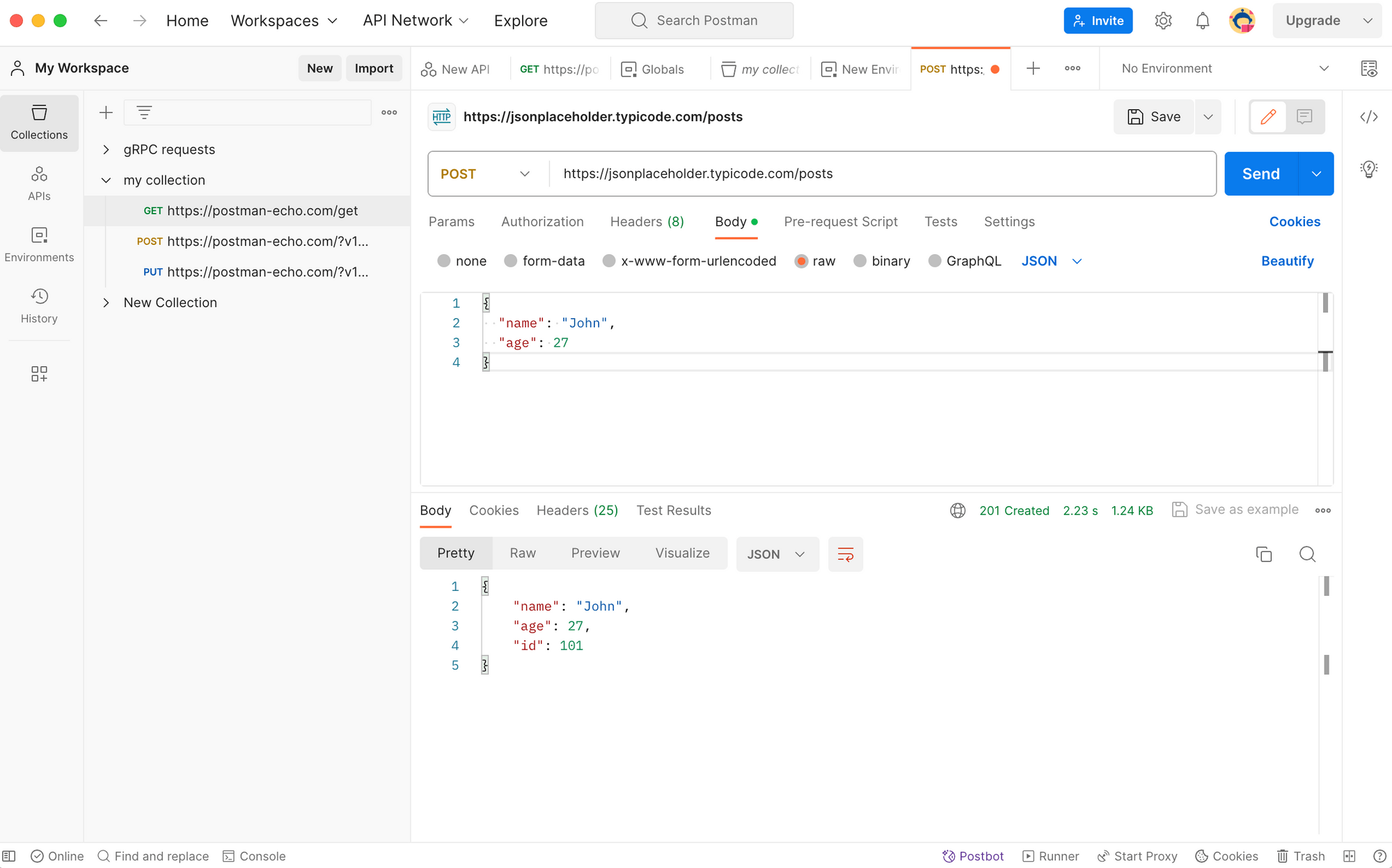 How to Send JSON Object with POST Request