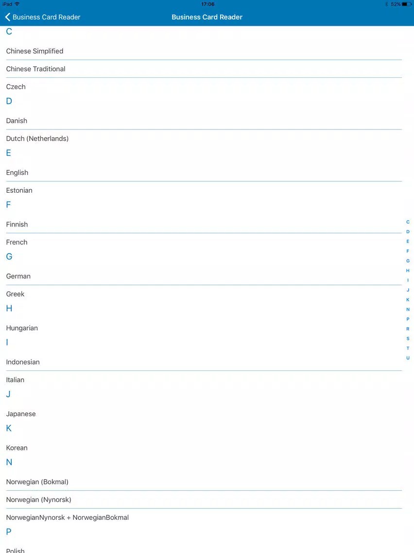 BCR Business Card Reader IPA for iOS Download PGYER IPAHUB