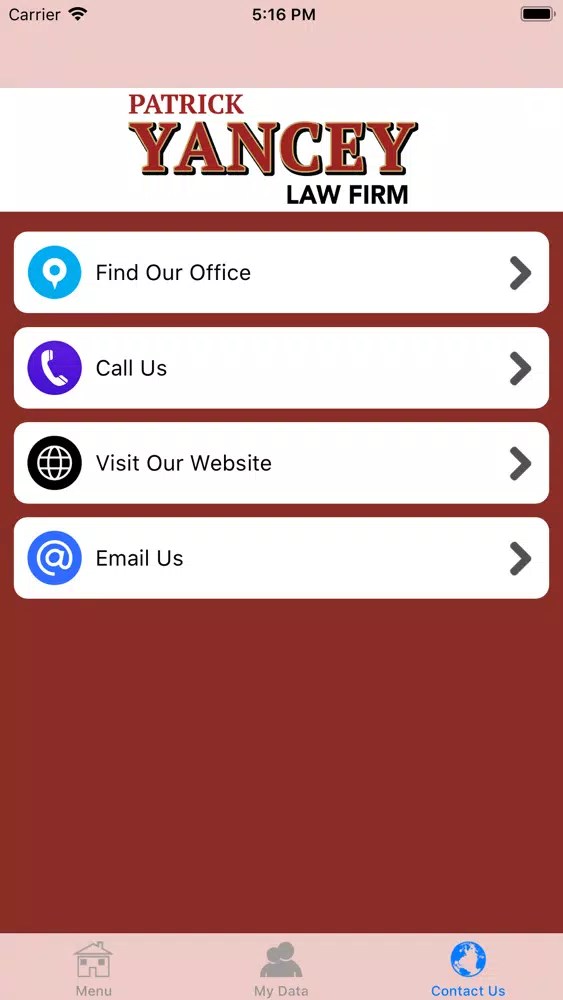 Patrick Yancey Law Injury App IPA for iOS Download PGYER IPAHUB