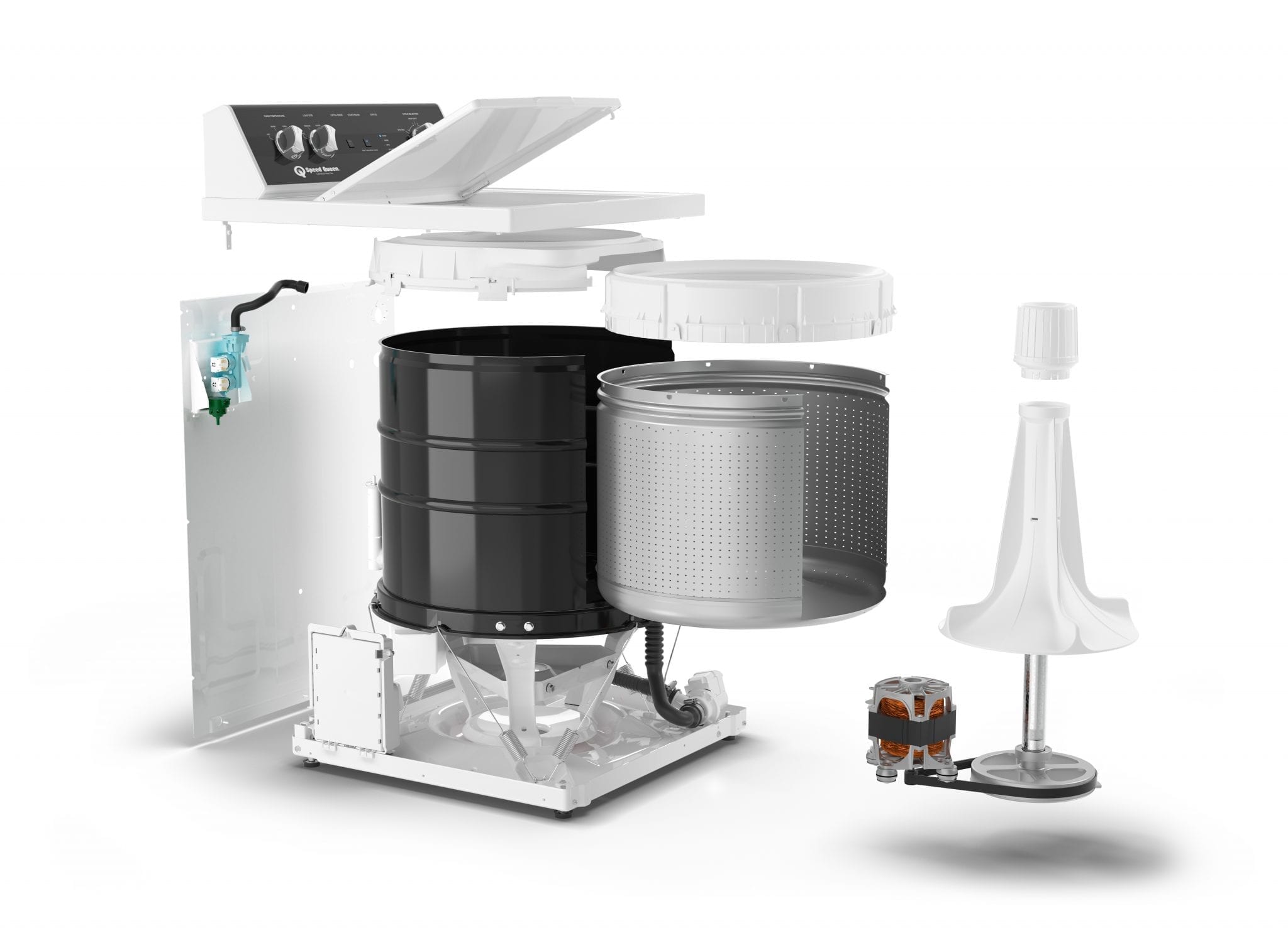 UltraQuiet Top Load Washer by Speed Queen TR5003WN