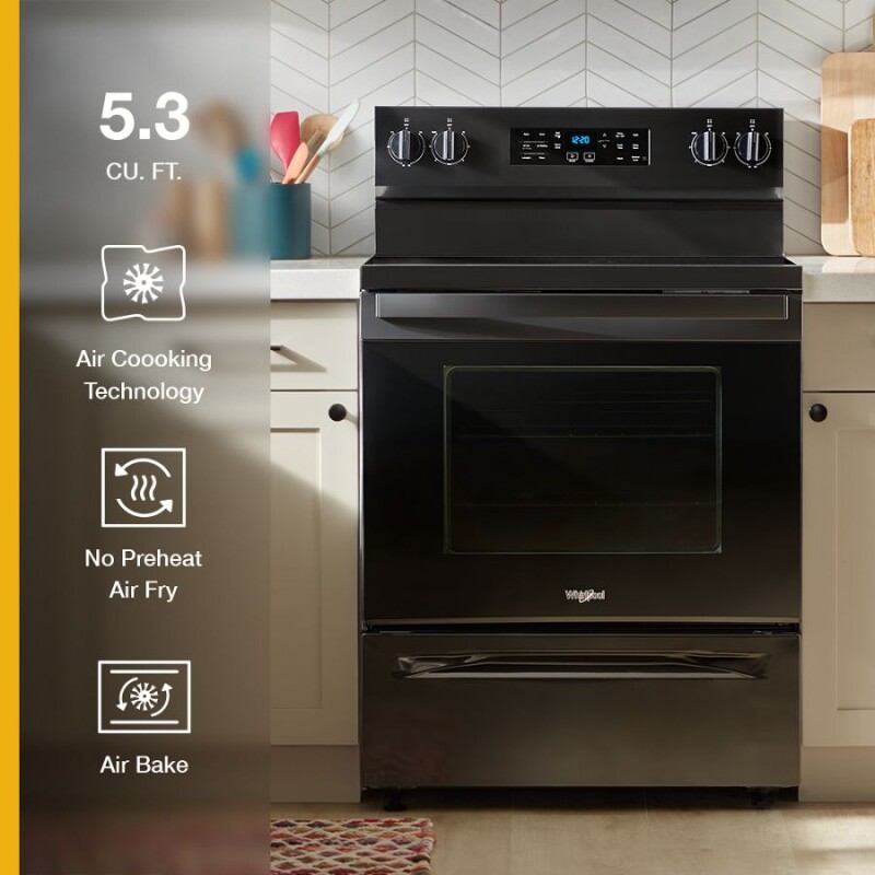 Buy Whirlpool 30inch Energy Star Electric Range with Air Cooking