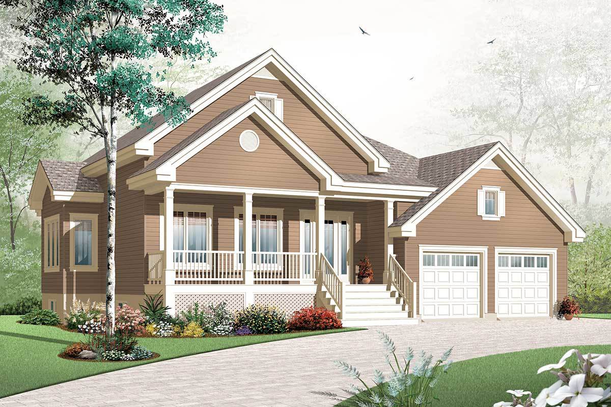 House Plans With Porches On Front And Back Porches Architecturaldesigns