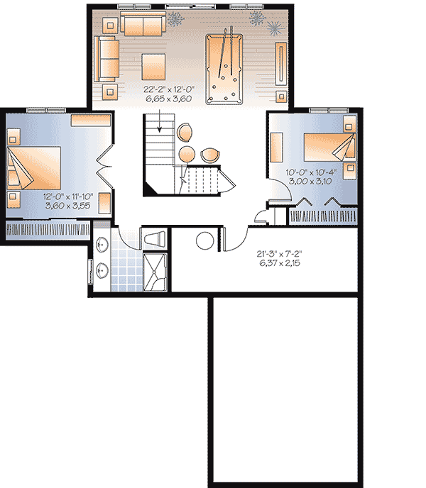Panoramic View Chalet 21959DR Architectural Designs House Plans