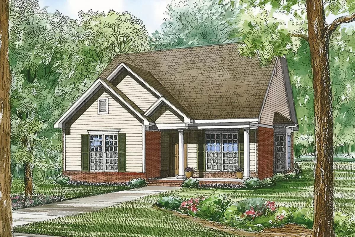 Charming Cottage Design - 59062ND | Architectural Designs - House Plans