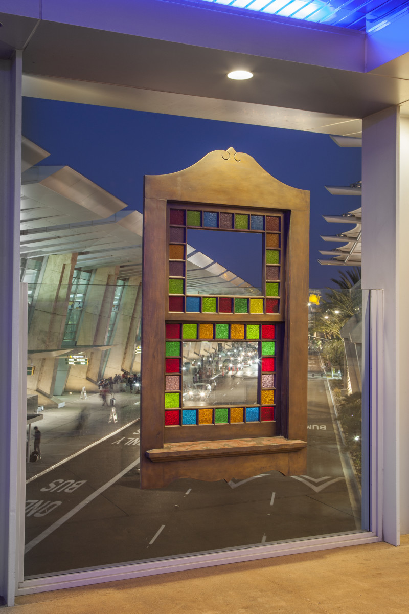 Several Windows from Around San Diego that Caught My Artwork Archive