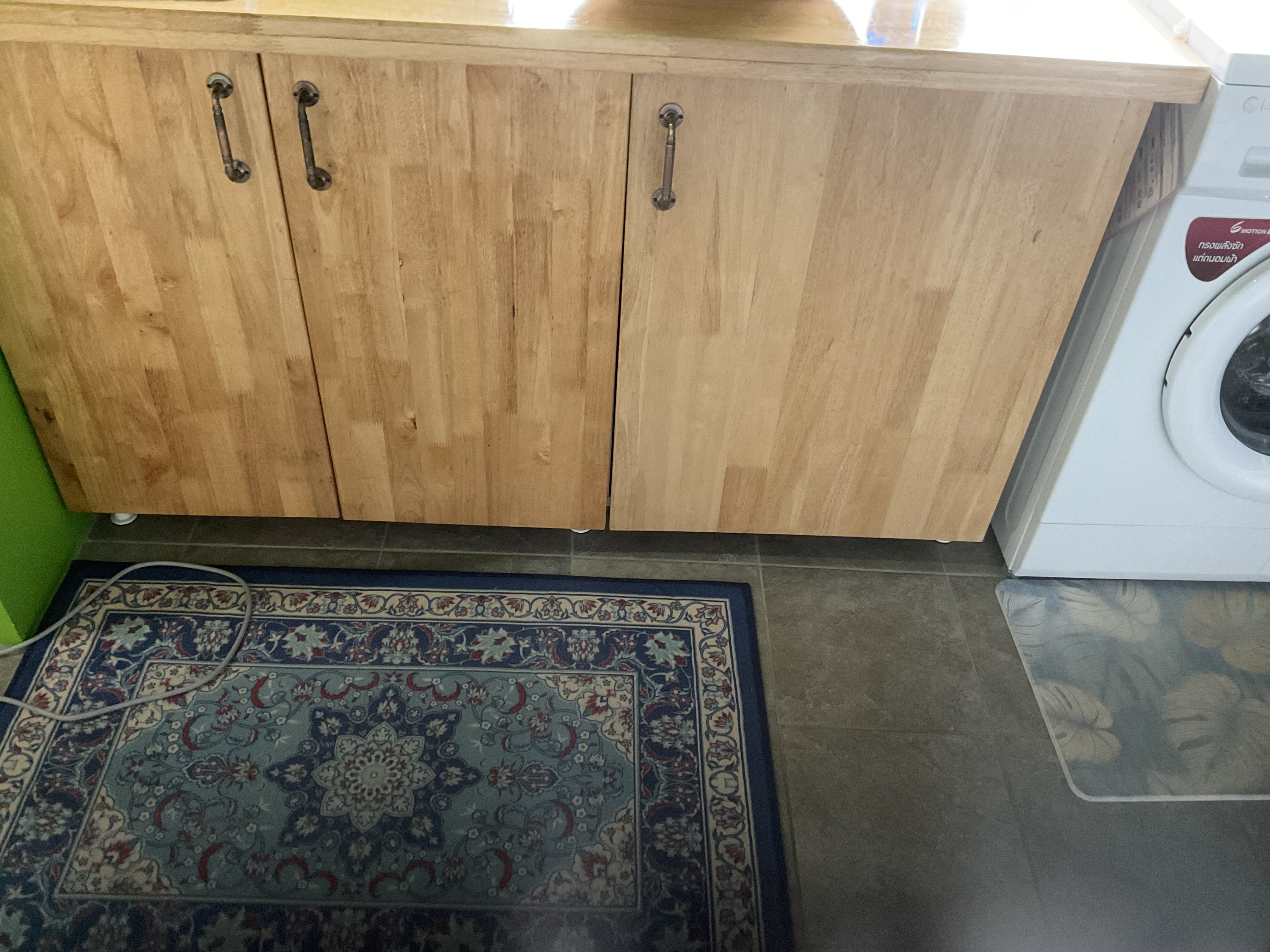 HowTo Paint/Coat UnfinishedRubberwood Door Protect From Oils