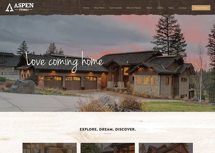 Aspen Homes Awwwards Nominee