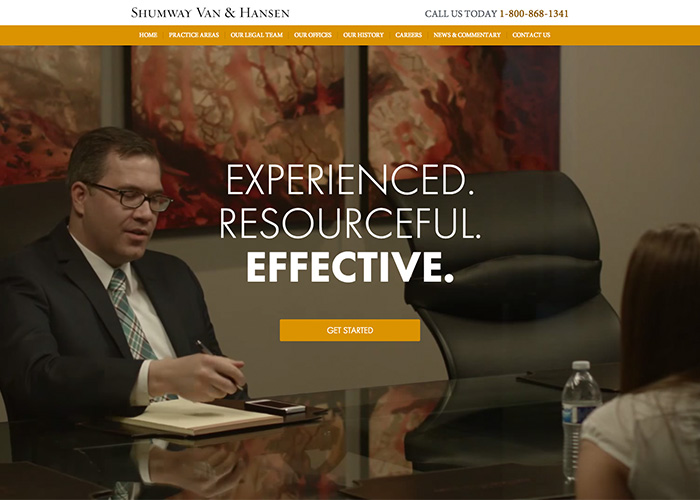 Shumway Van & Hansen Attorneys Awwwards Nominee