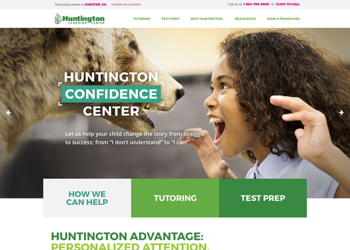 Huntington Learning Center Awwwards Nominee