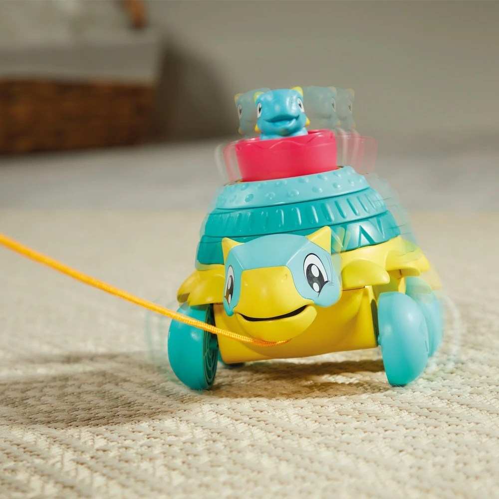 Tomy Toomies Jurassic Stack & Pull Ankylosaurus Interactive Toys