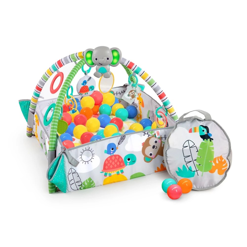Bright Starts 5In1 Your Way Ball Play Gym & Ball Pit Totally Tropical