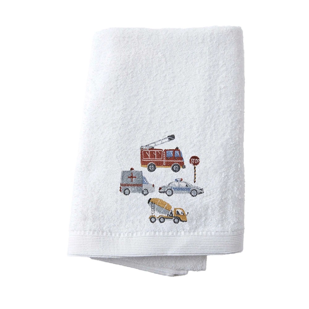 Jiggle & Giggle Transport Baby Cotton Embroidered Bath Towel Bath