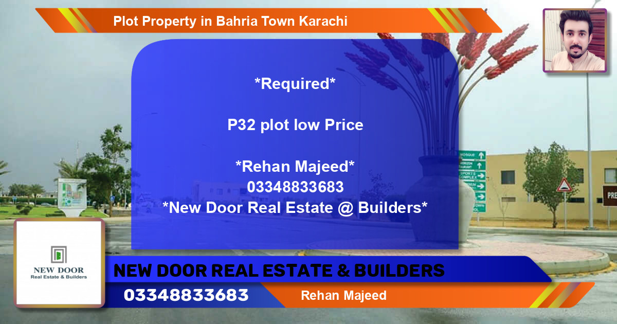 250 Sq. Yards Required Residential Plot in Precinct 32 Bahria Town