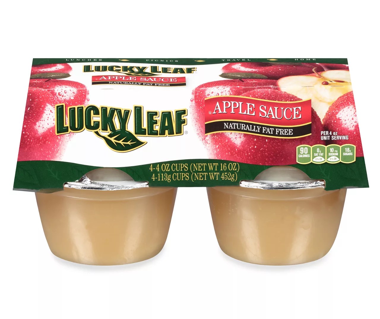 LUCKY LEAF Lucky Leaf Apple Sauce 44 oz. Cups Big Lots