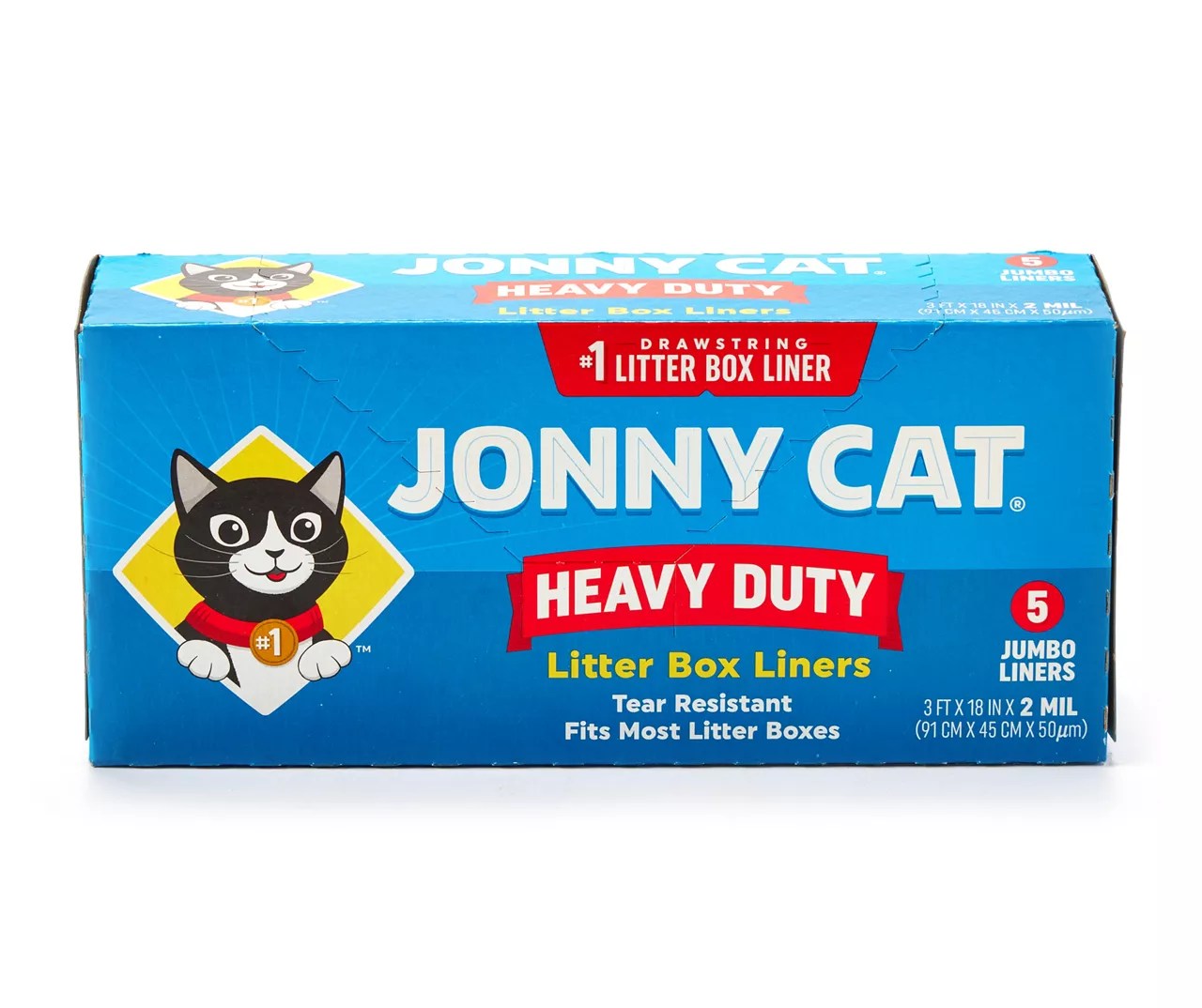 Jonny Cat Heavy Duty Jumbo Drawstring Litter Box Liners, 5Count Big Lots