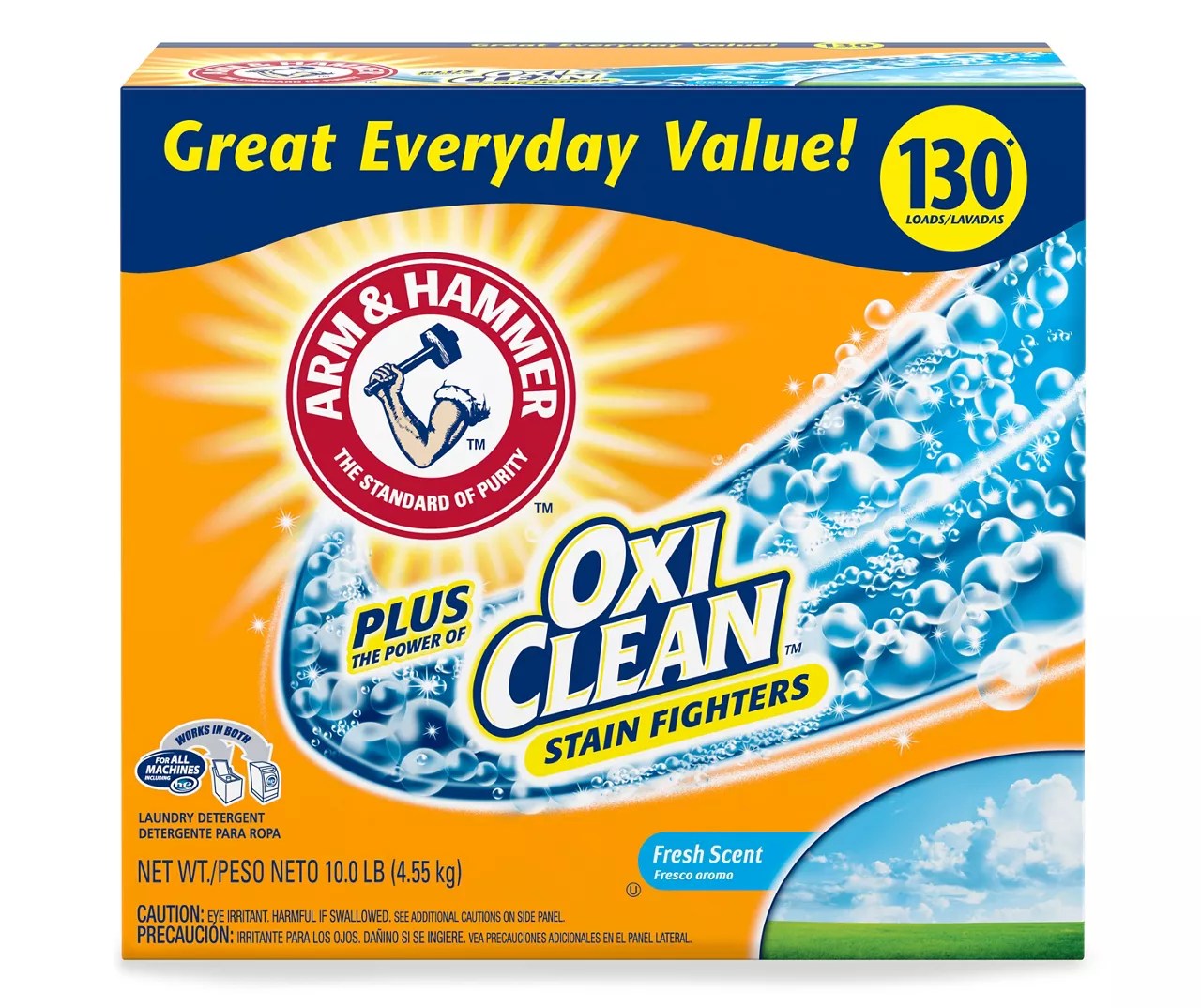Arm & Hammer Arm & Hammer Plus OxiClean Powder Laundry Detergent, Fresh