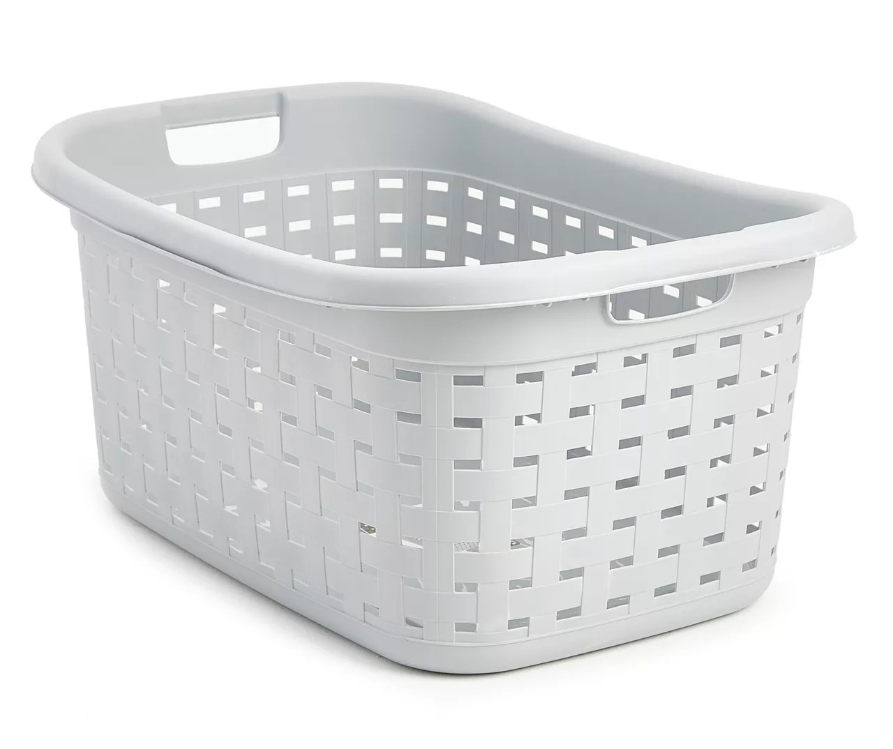 Laura Ashley Grey Laundry Basket Discount
