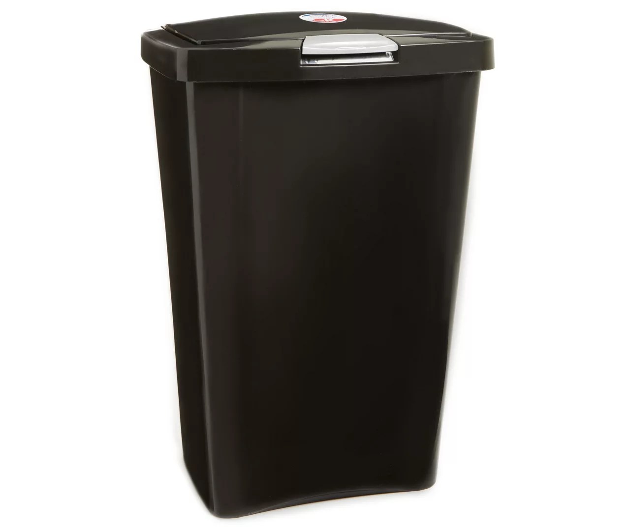 Sterilite Black Touch Top 13Gallon Wastebasket Big Lots