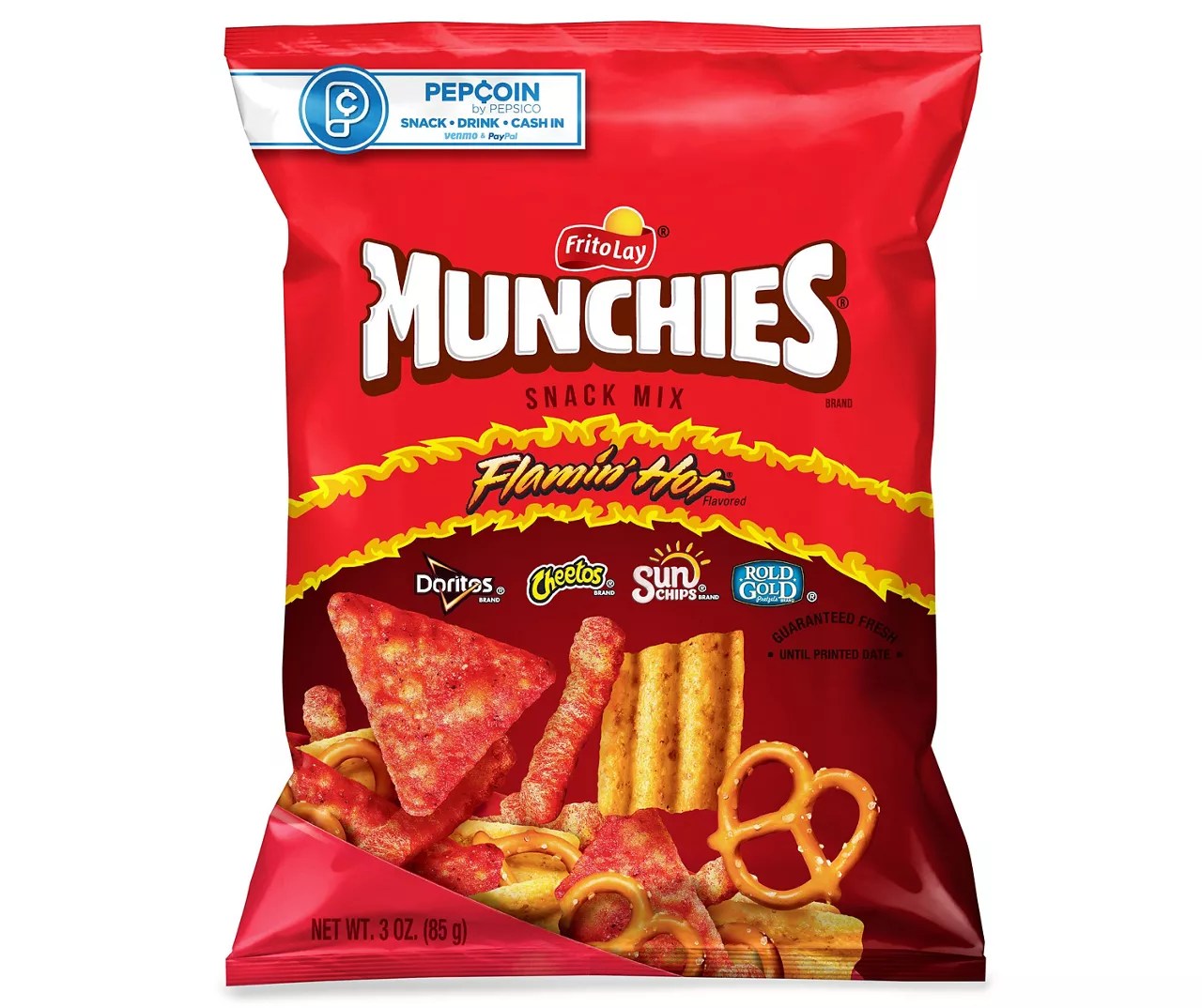 Munchies Munchies Snack Mix Flamin' Hot Flavored 3 Oz Big Lots