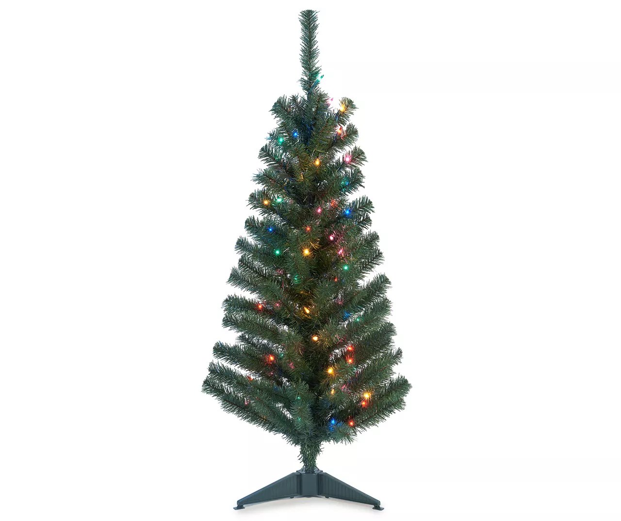 Winter Wonder Lane 4' Yuletide Green PreLit Artificial Christmas Tree