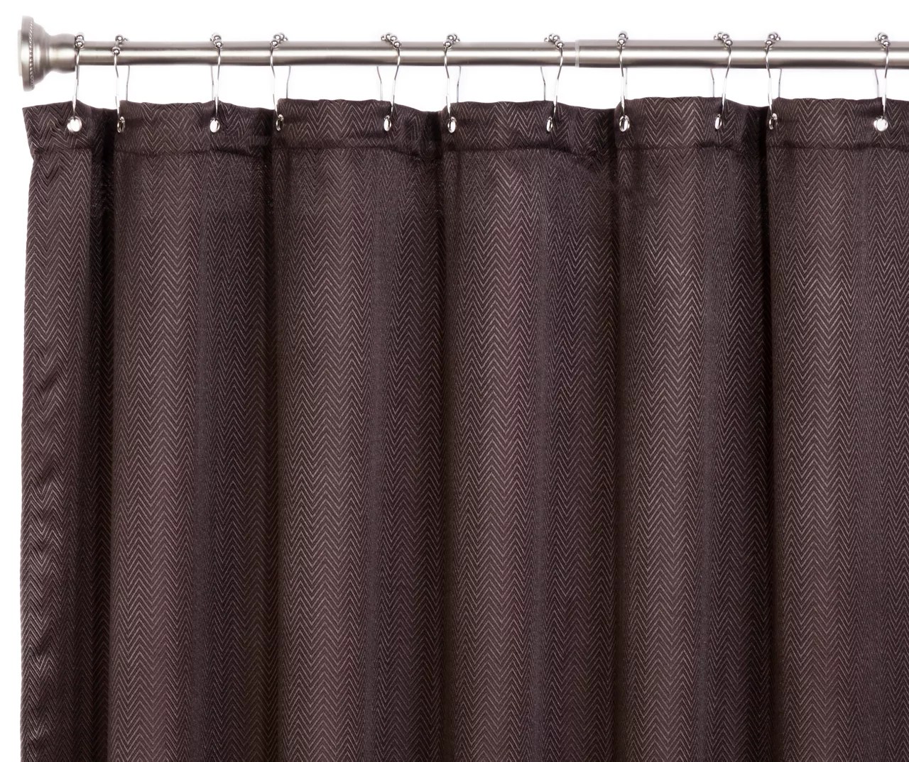 Aprima Chocolate Chevron Shower Curtain Big Lots
