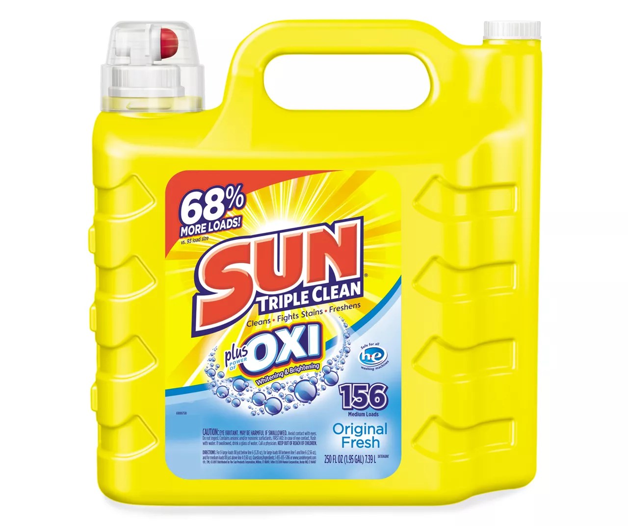 Sun Sun Triple Clean Plus Power Of Oxi Original Fresh Laundry Detergent