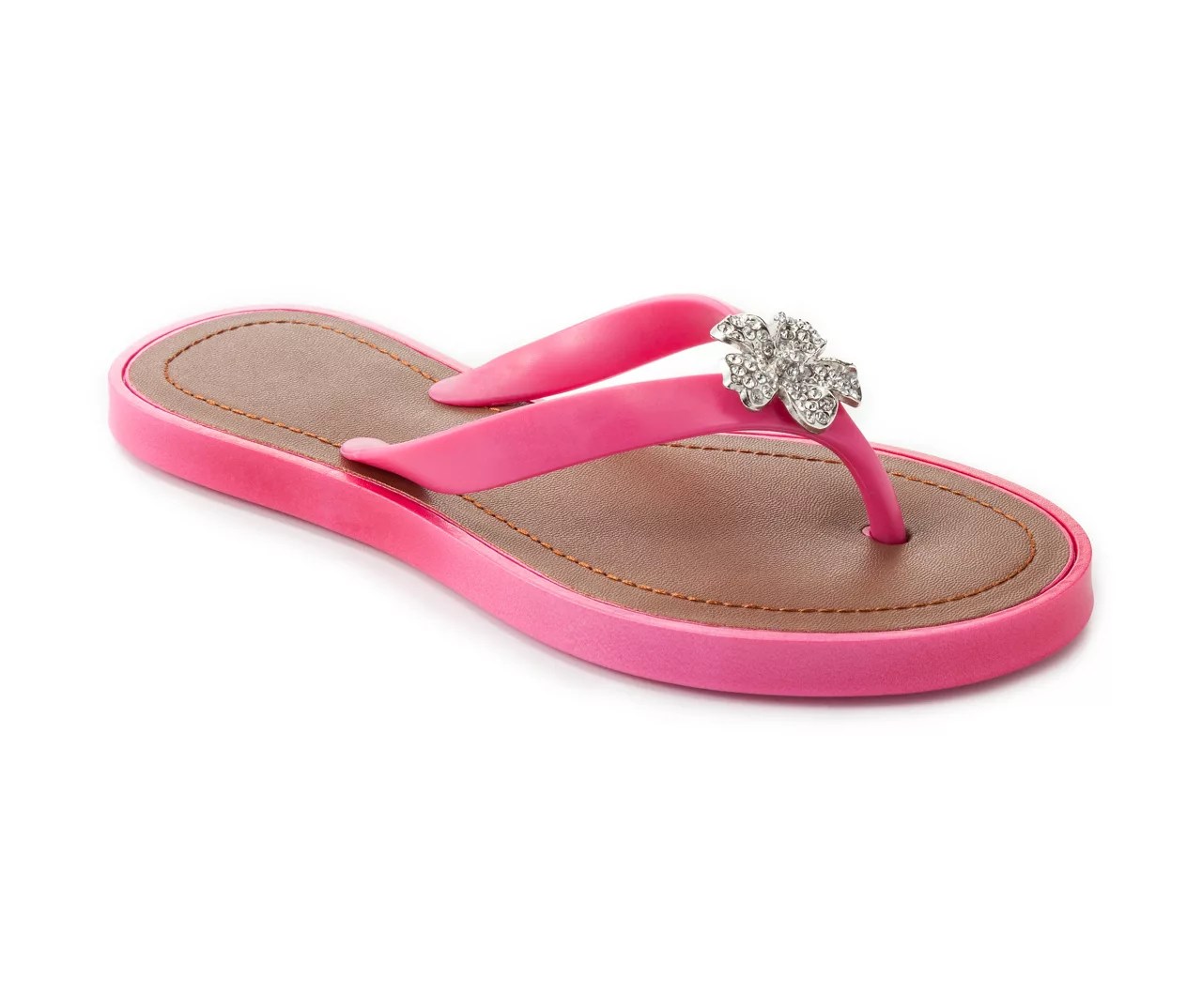 Youth Pink Flower Sandals Big Lots
