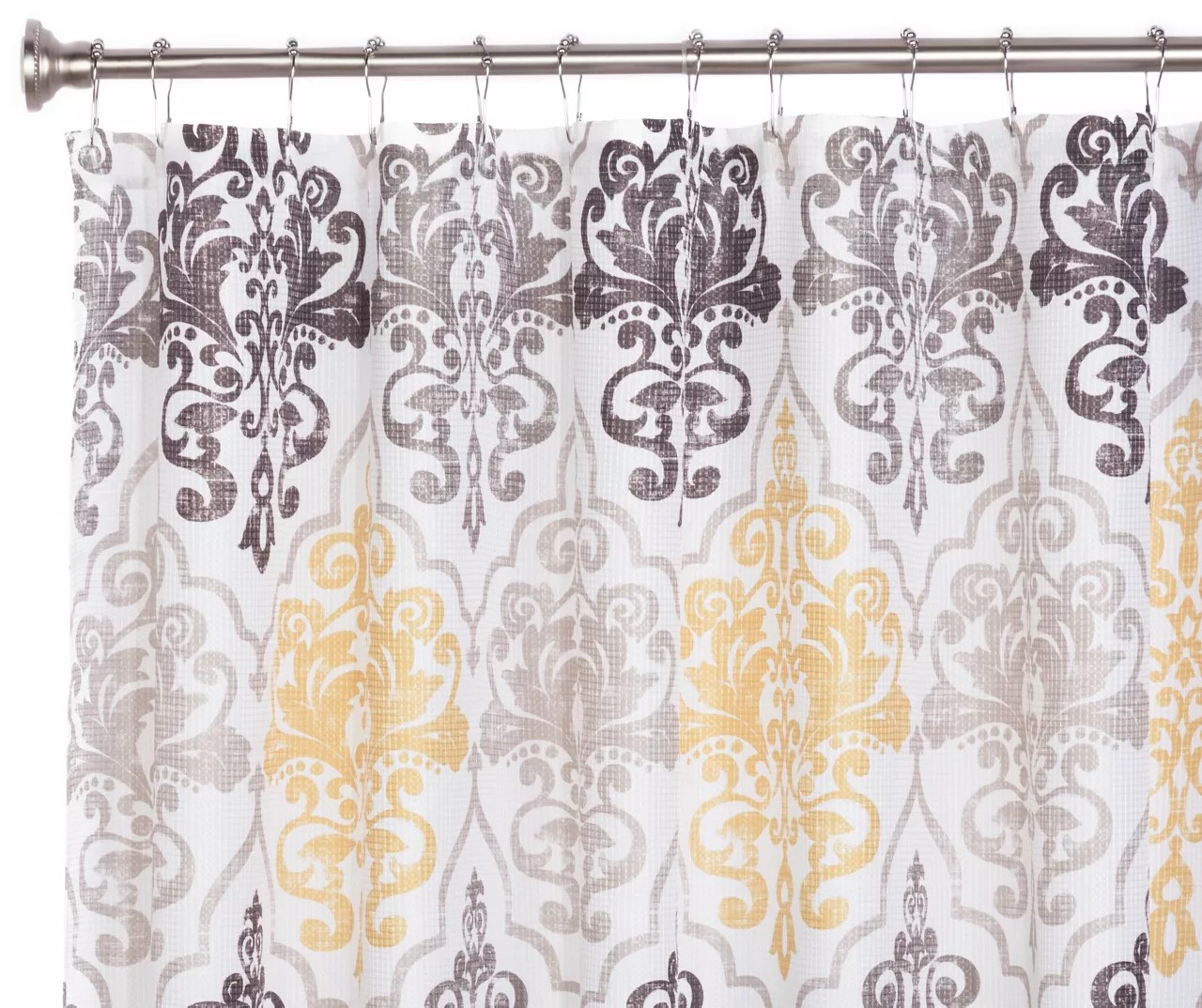 Aprima Victoria Waffle Fabric Shower Curtain Big Lots