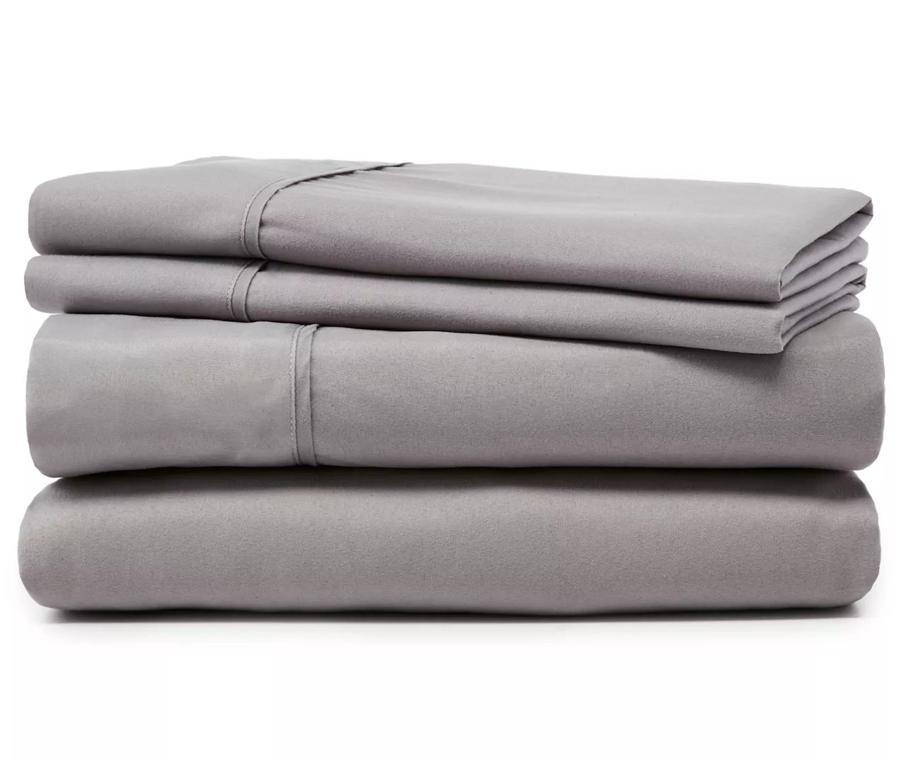 Just Home Gray King 4Piece Sheet Set Big Lots