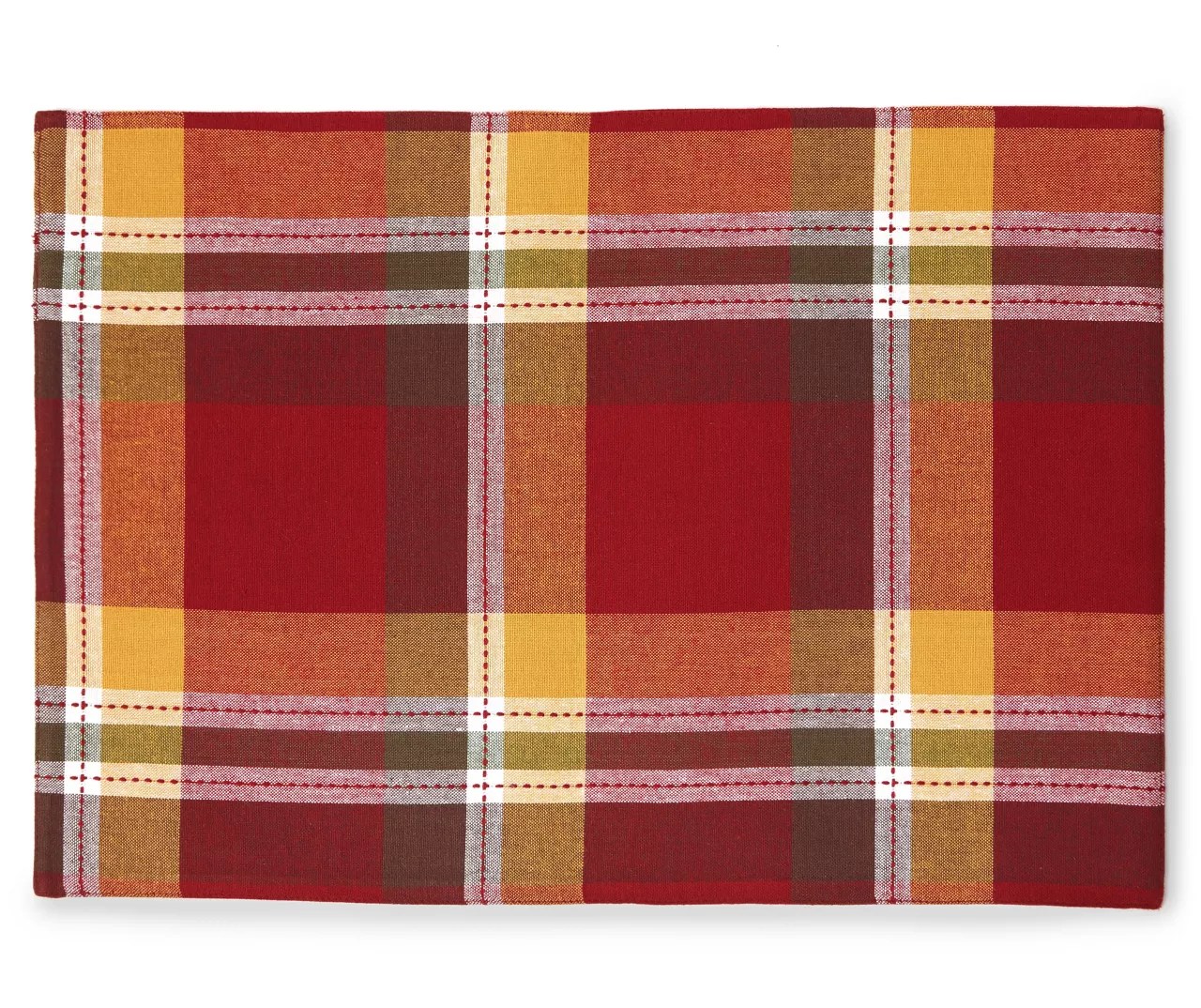 Red Plaid Placemat Big Lots