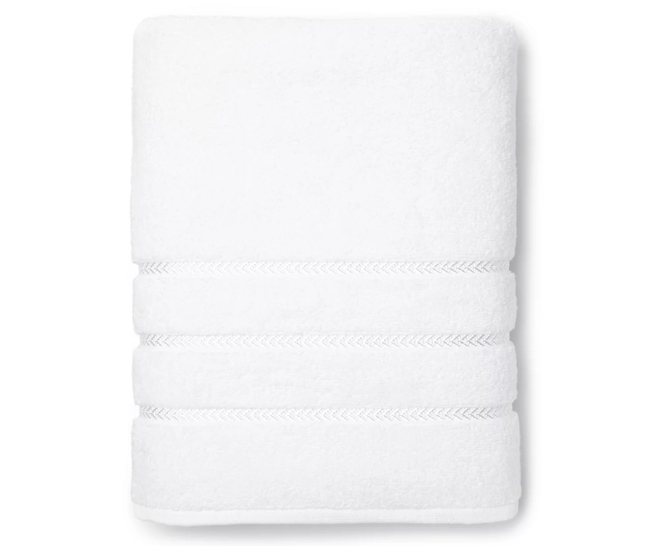 Aprima Aprima Hotel Optic White Bathroom Towels Big Lots