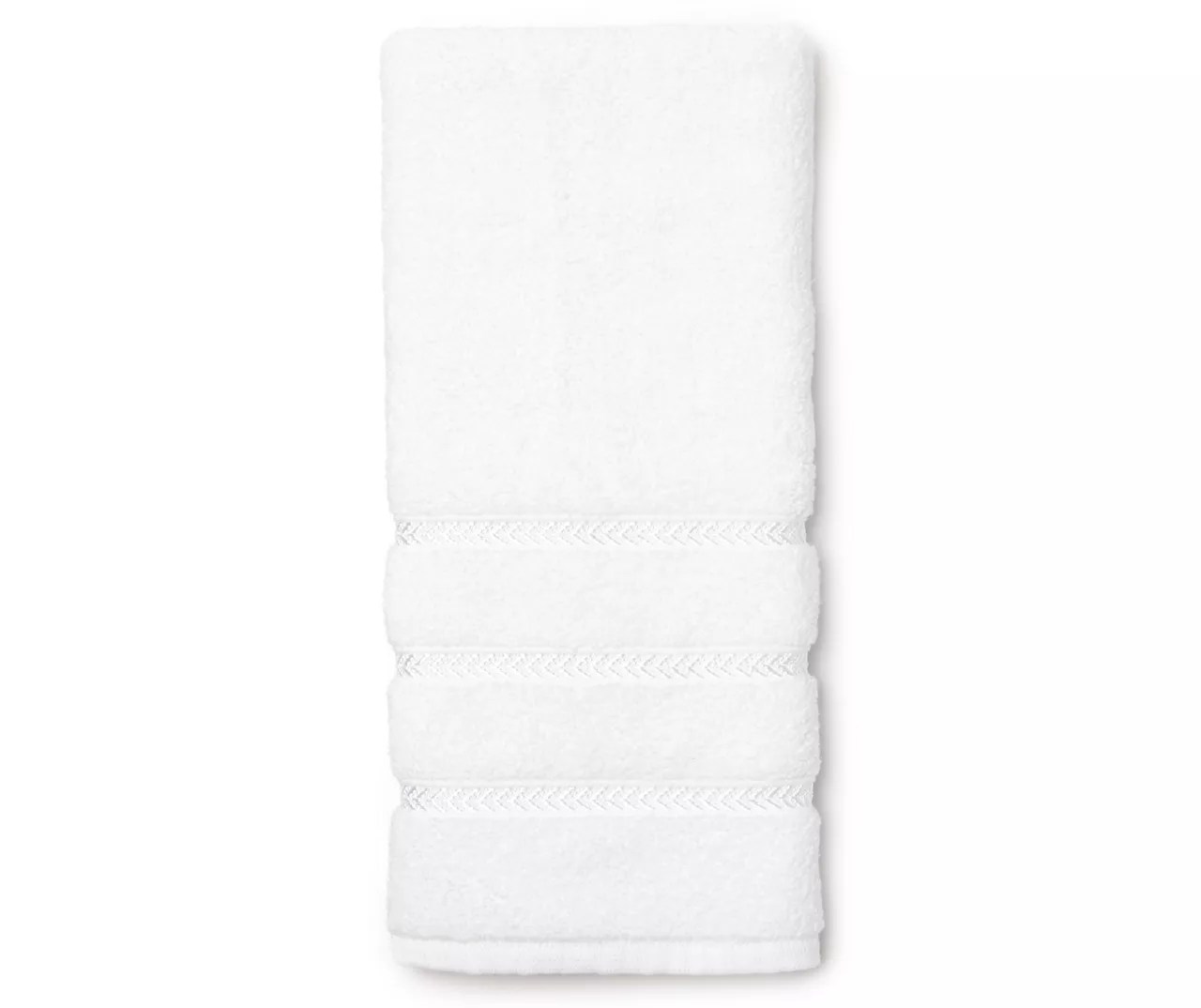Aprima Aprima Hotel Optic White Bathroom Towels Big Lots